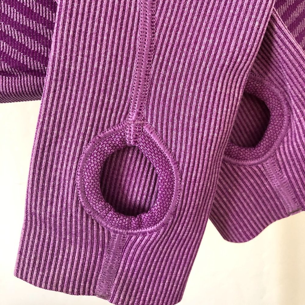 NWOT * LULULEMON PURPLE LONG SLEEVE SHIRT - Picture 5 of 5
